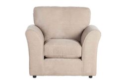 HOME Barney Fabric Chair - Mink